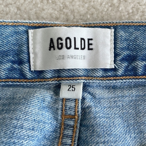 Agolde Criss Cross Upsized Jean, blue colour, size 25 - Picture 6 of 7